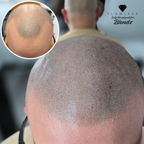 Best Scalp Micropigmentation Vancouver SMP Flawless Scalp Micropigmentation before and after SMP Best Scalp Micropigmentation Artist Vancouver SMP